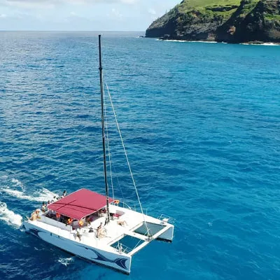 Catamaran Cruise to Gabriel Island