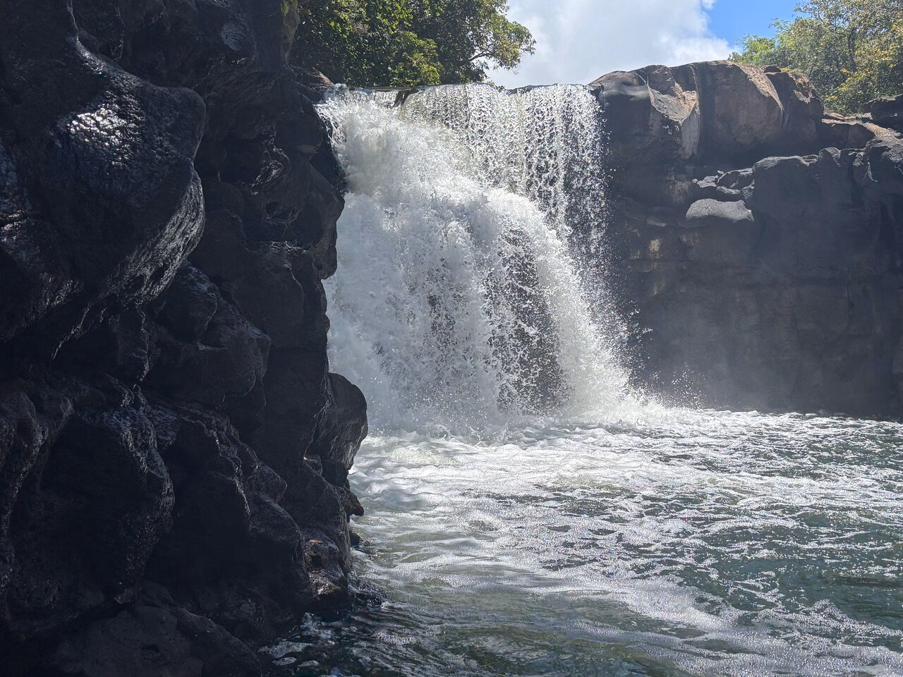 Grand Riviere Sud east waterfall